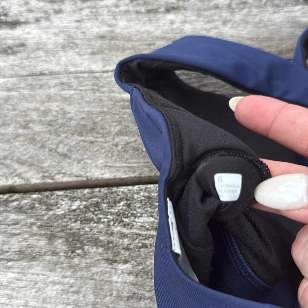 Lululemon Envital Bra Sports Bra B/C Cup Night Sea Blue NWT Size‎ 6 🌊🐬
